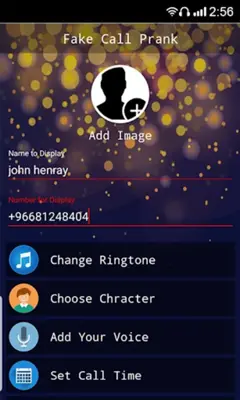 Fake Call Incoming Call Prank android App screenshot 3